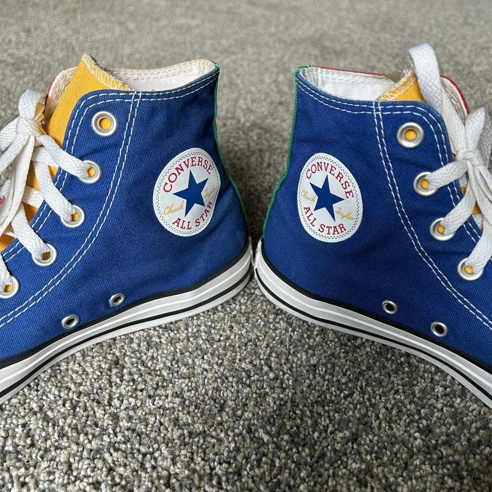 Converse Chuck Taylor All Star Colorblock High Top Sneaker Women's 8/Men's 6 $70 - Picture 2 of 10